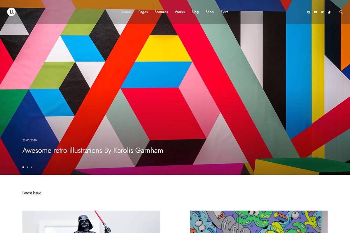 Art blog Theme